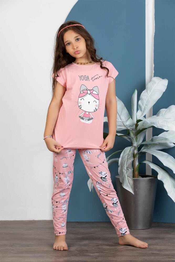 pajama for kids printed teddy bear